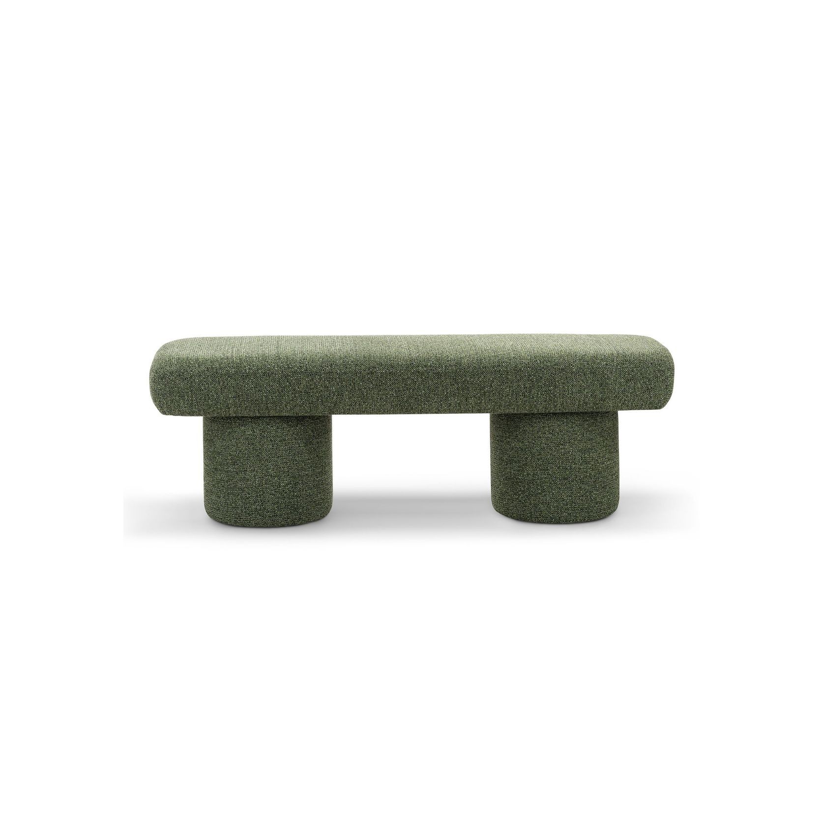 Nico 140cm Bench Seat | Moss Green gallery detail image