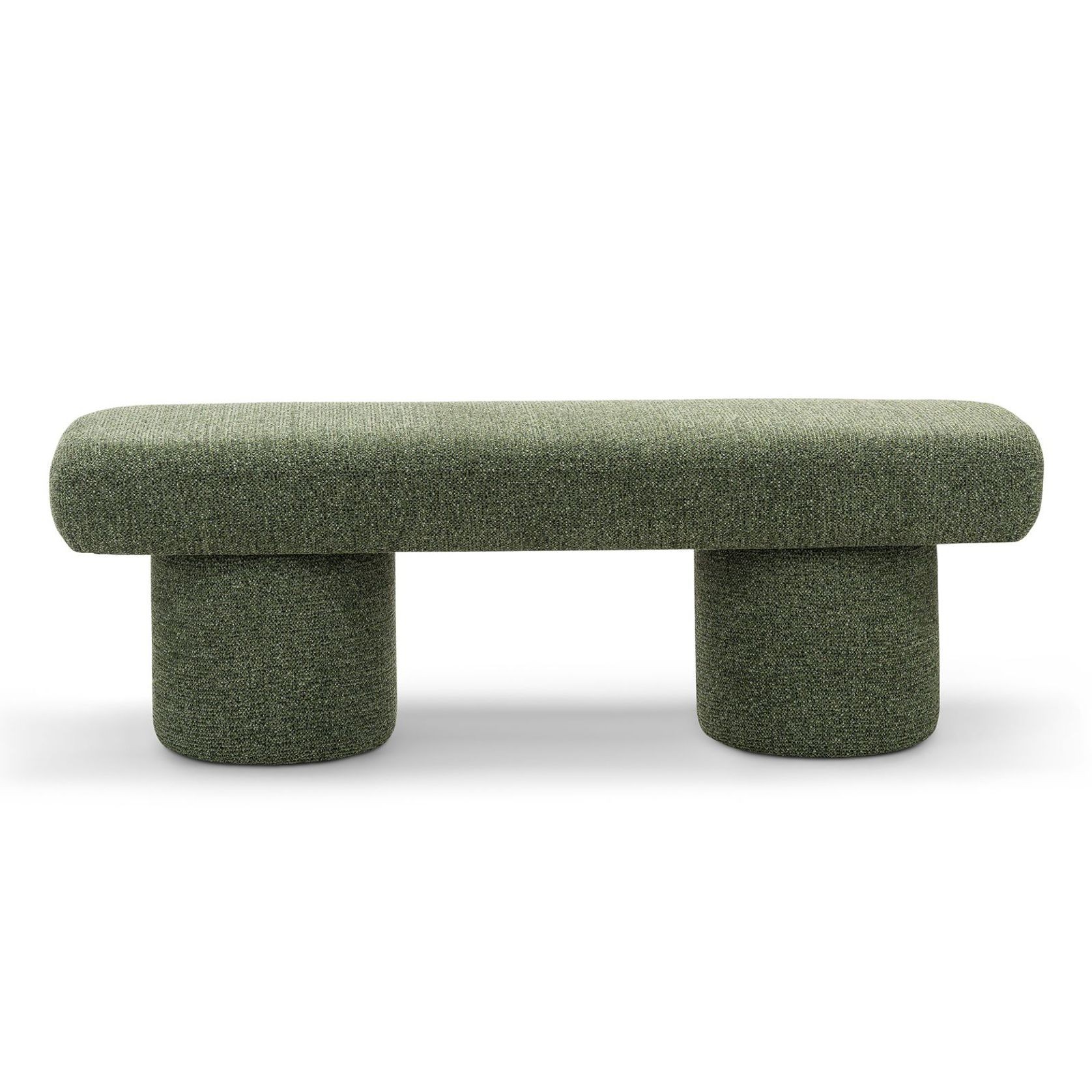 Nico 140cm Bench Seat | Moss Green gallery detail image