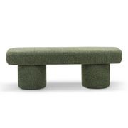 Nico 140cm Bench Seat | Moss Green gallery detail image