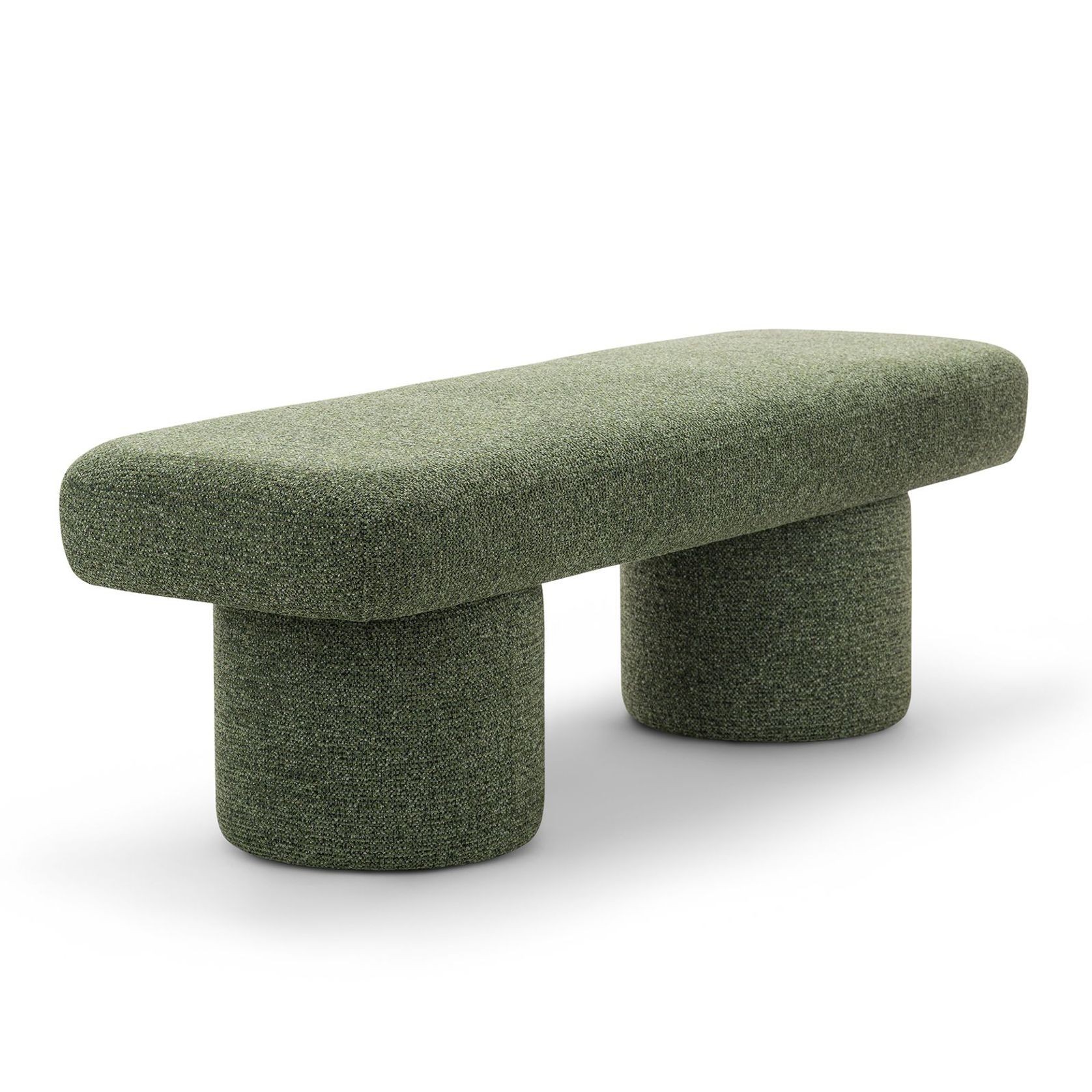 Nico 140cm Bench Seat | Moss Green gallery detail image