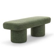 Nico 140cm Bench Seat | Moss Green gallery detail image