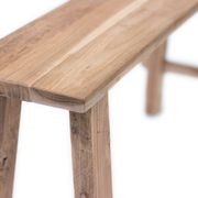 Rustico Reclaimed Teak Bench - Medium, Natural gallery detail image