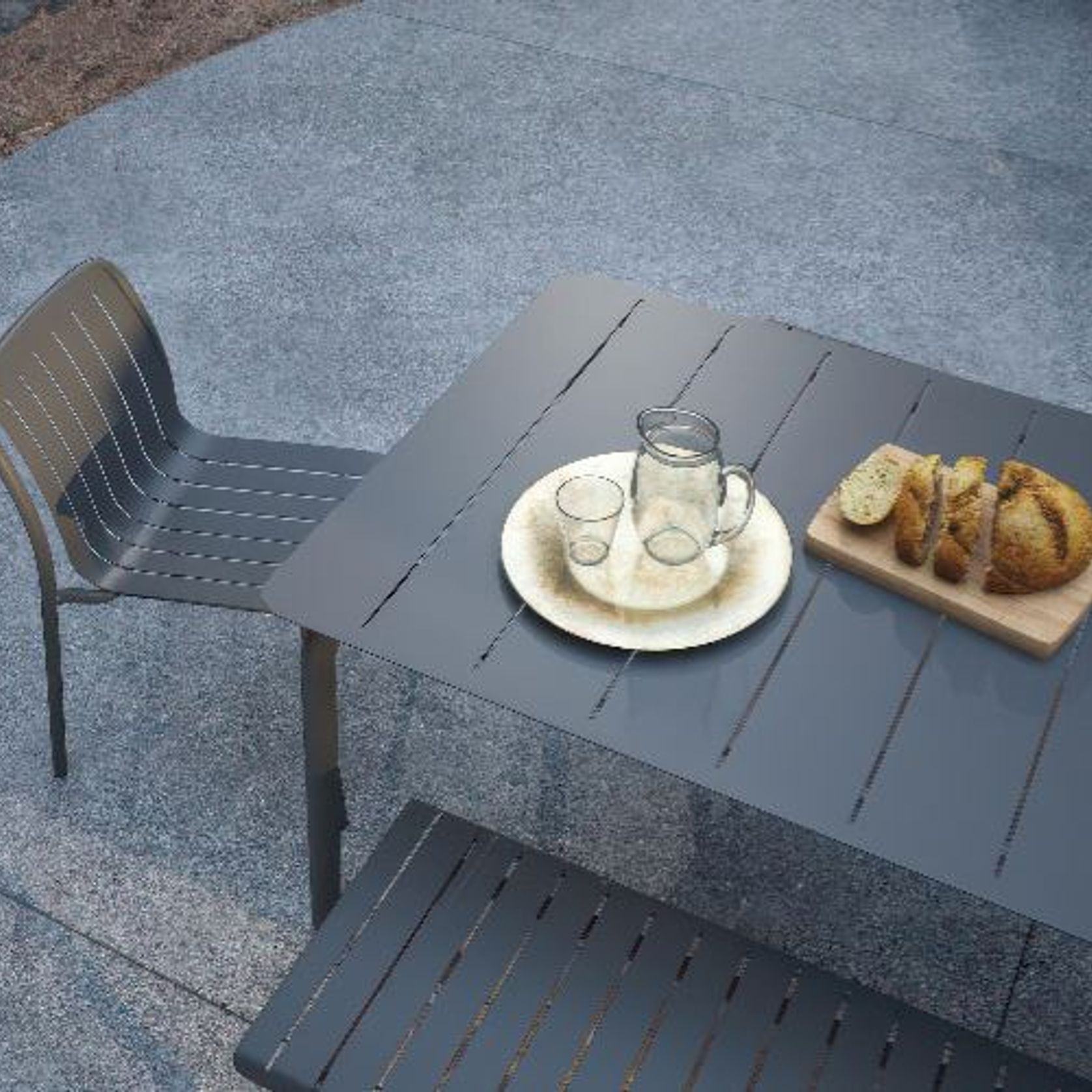 Roku Outdoor Bench 120cm gallery detail image
