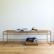 Benmore Bench Seat - Toffee gallery detail image