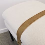 Baxter Fabric Ottoman / Bench gallery detail image