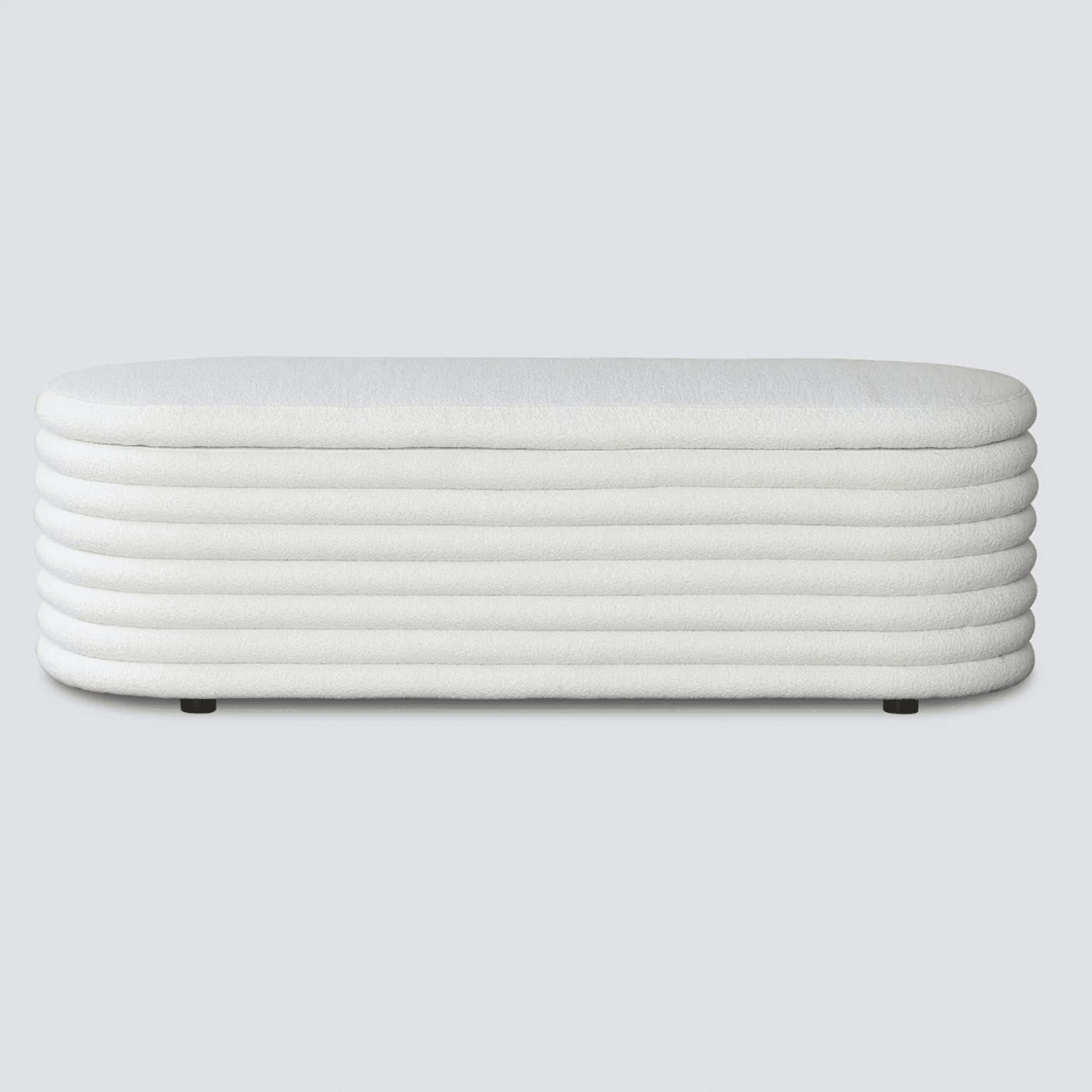 Channelled Boucle Storage Bench ArchiPro NZ