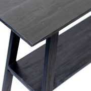 Rustico Reclaimed Teak Console - Black gallery detail image