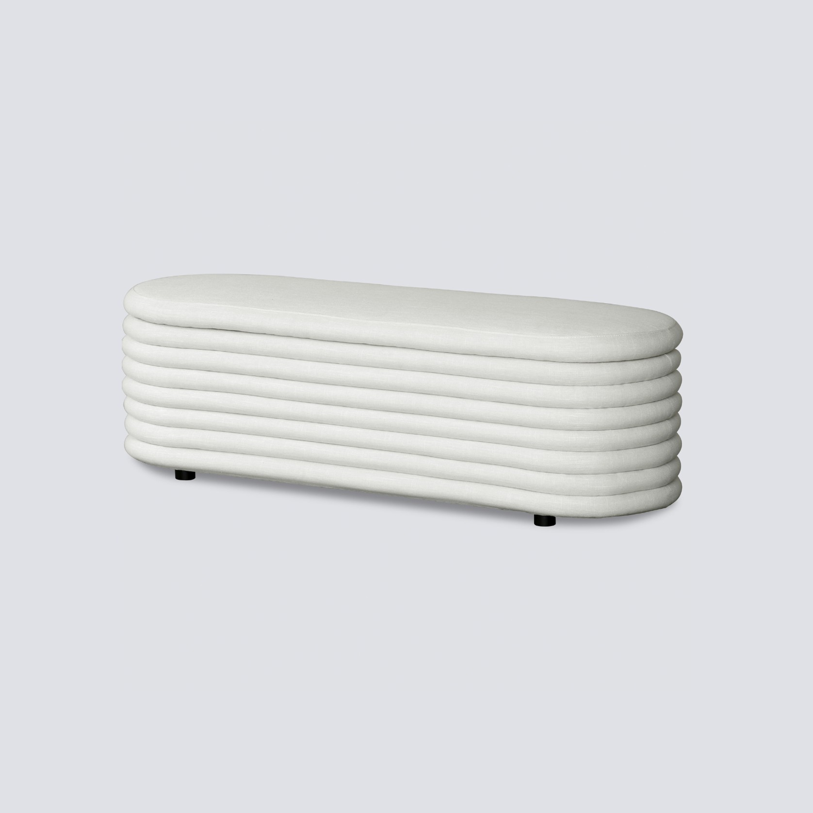 Channelled Storage Bench gallery detail image