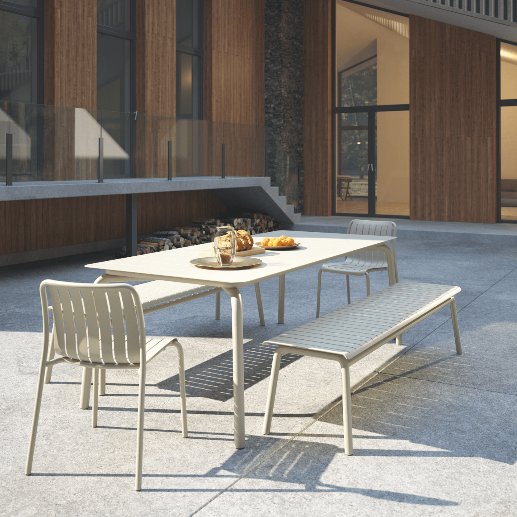 Roku Outdoor Bench 190cm gallery detail image