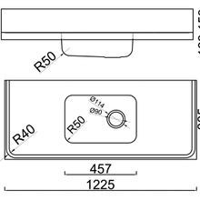 Burns & Ferrall Classic Sink  Bench 1225 x 505mm C12 gallery detail image