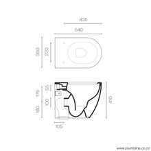 Sfera 54 Rimless Floor Mount Toilet gallery detail image