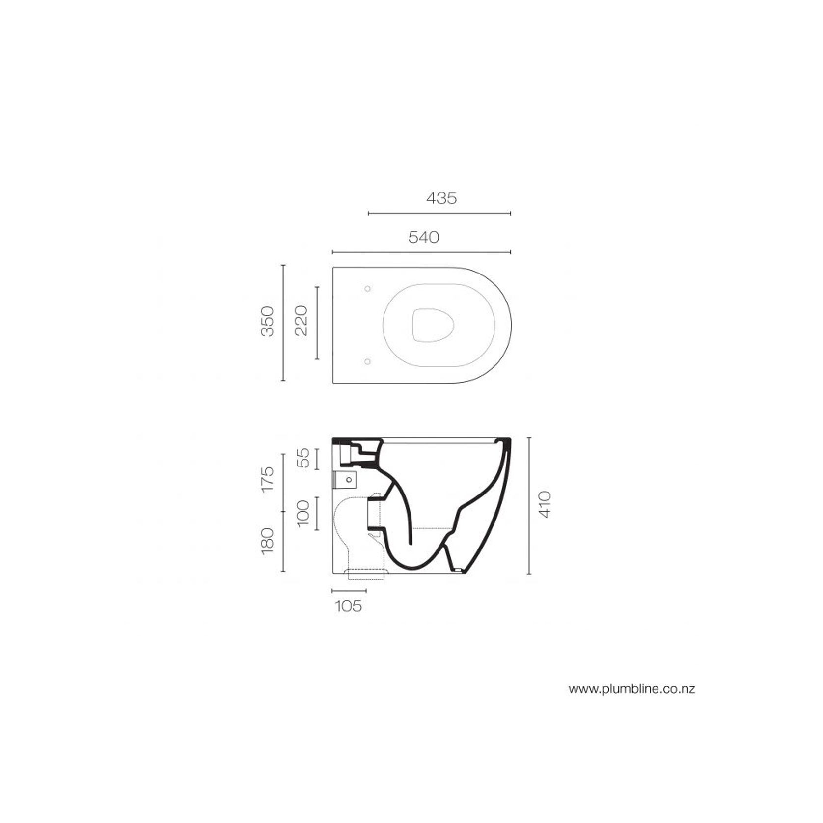 Sfera 54 Rimless Floor Mount Toilet gallery detail image