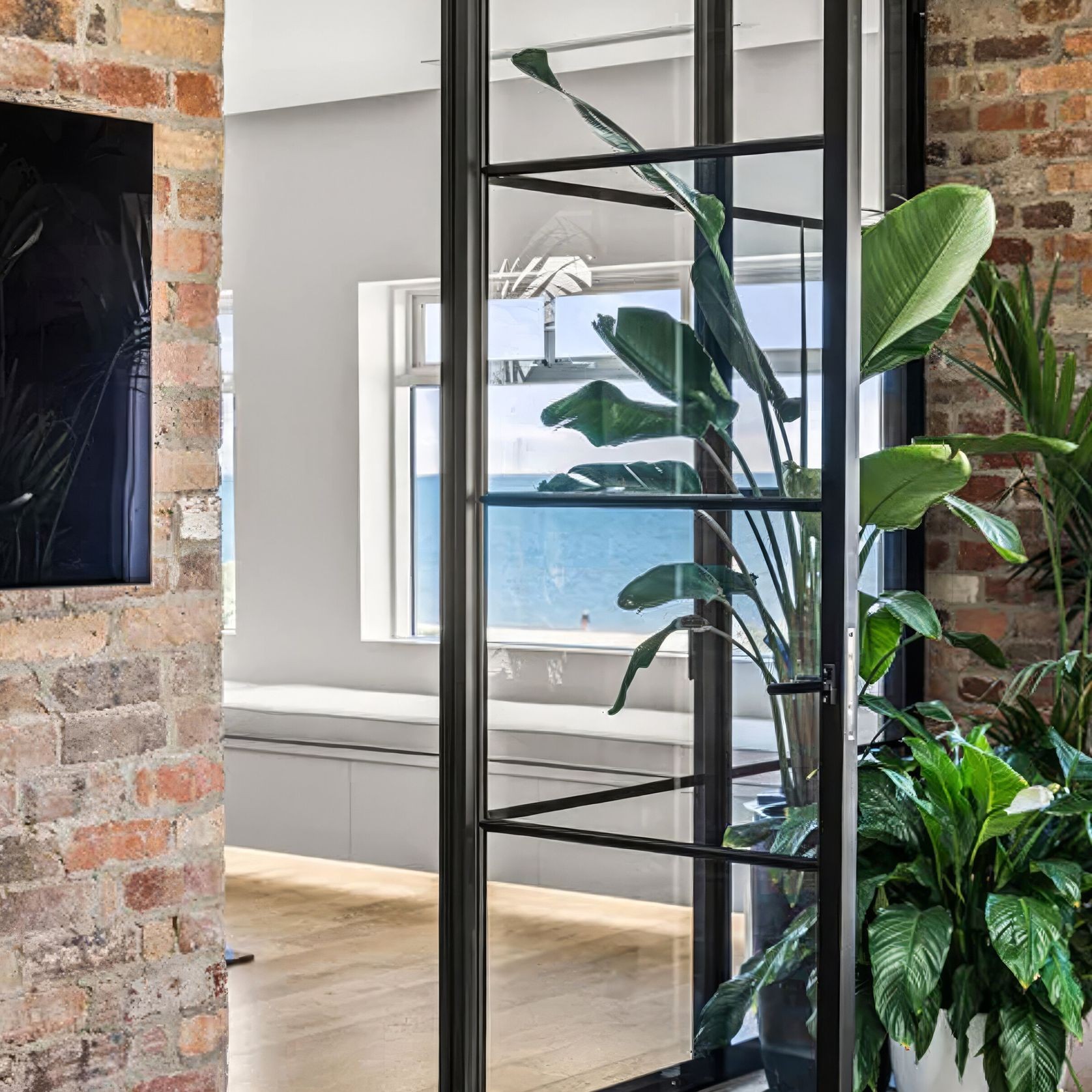 Steel Frame Glass Bifold Doors - Galvanised FPS50 gallery detail image