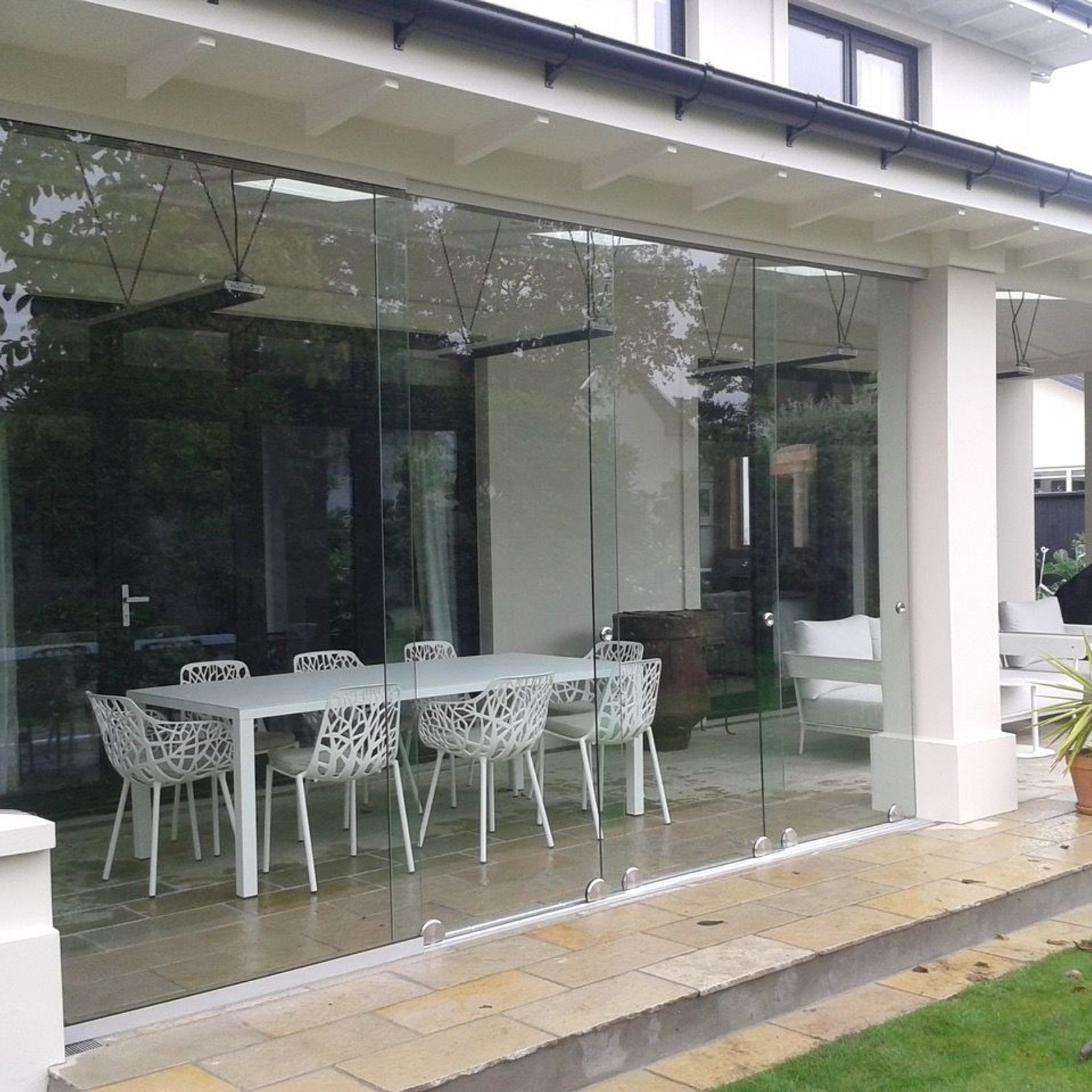 Skyline Bifold Frameless Glass Doors gallery detail image