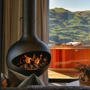 Naked Flame Sphere Suspended Fireplace gallery detail image