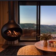 Naked Flame Sphere Suspended Fireplace gallery detail image