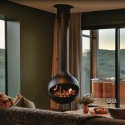 Naked Flame Sphere Suspended Fireplace gallery detail image
