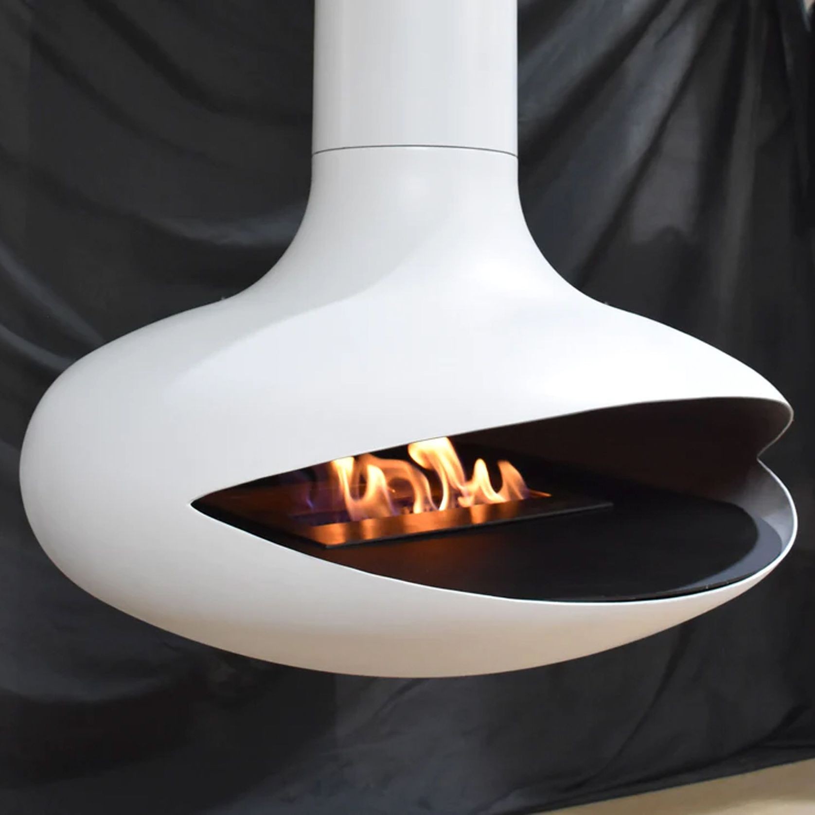 Zen Elegante 800 Bio-Ethanol Suspended Fireplace gallery detail image