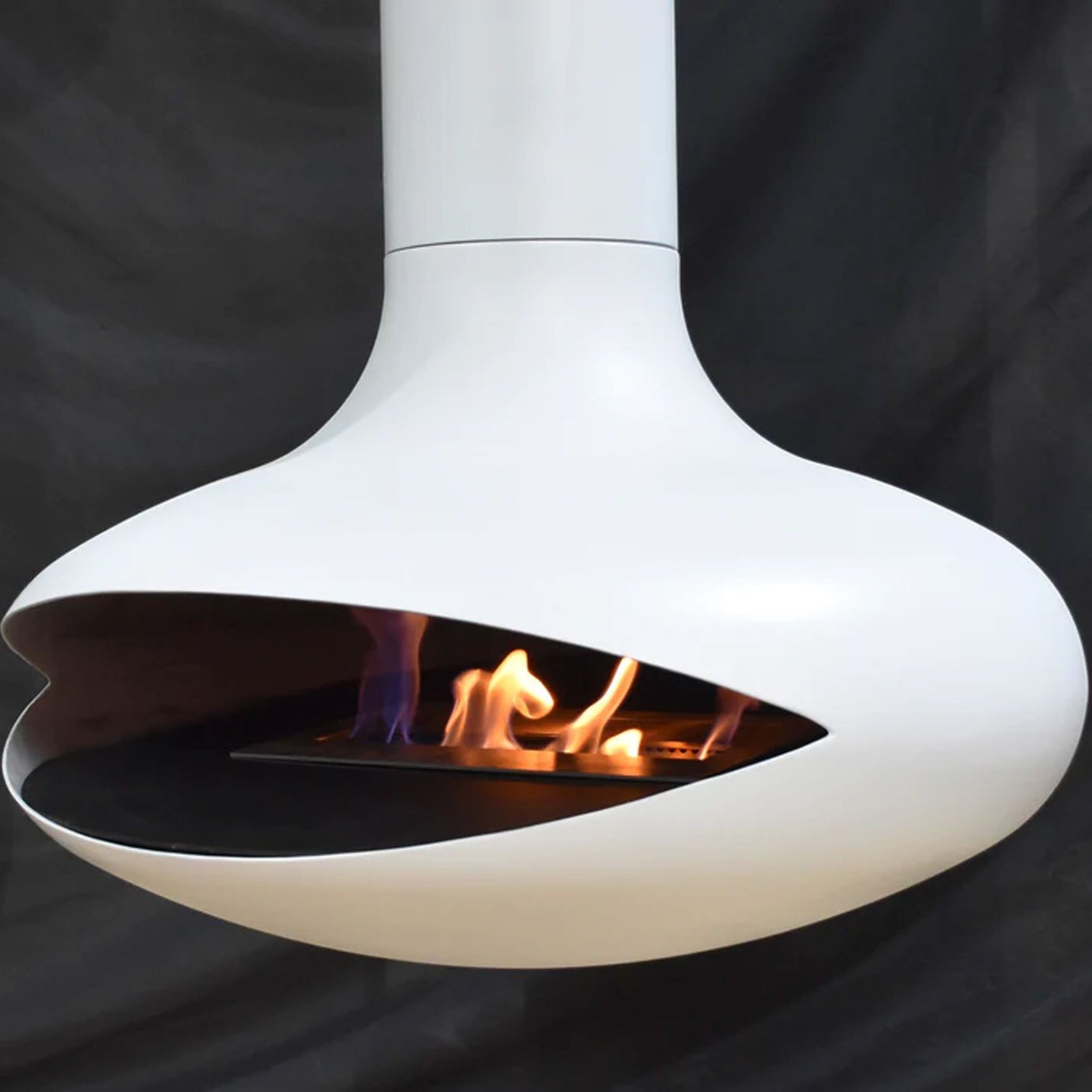Zen Elegante 800 Bio-Ethanol Suspended Fireplace gallery detail image