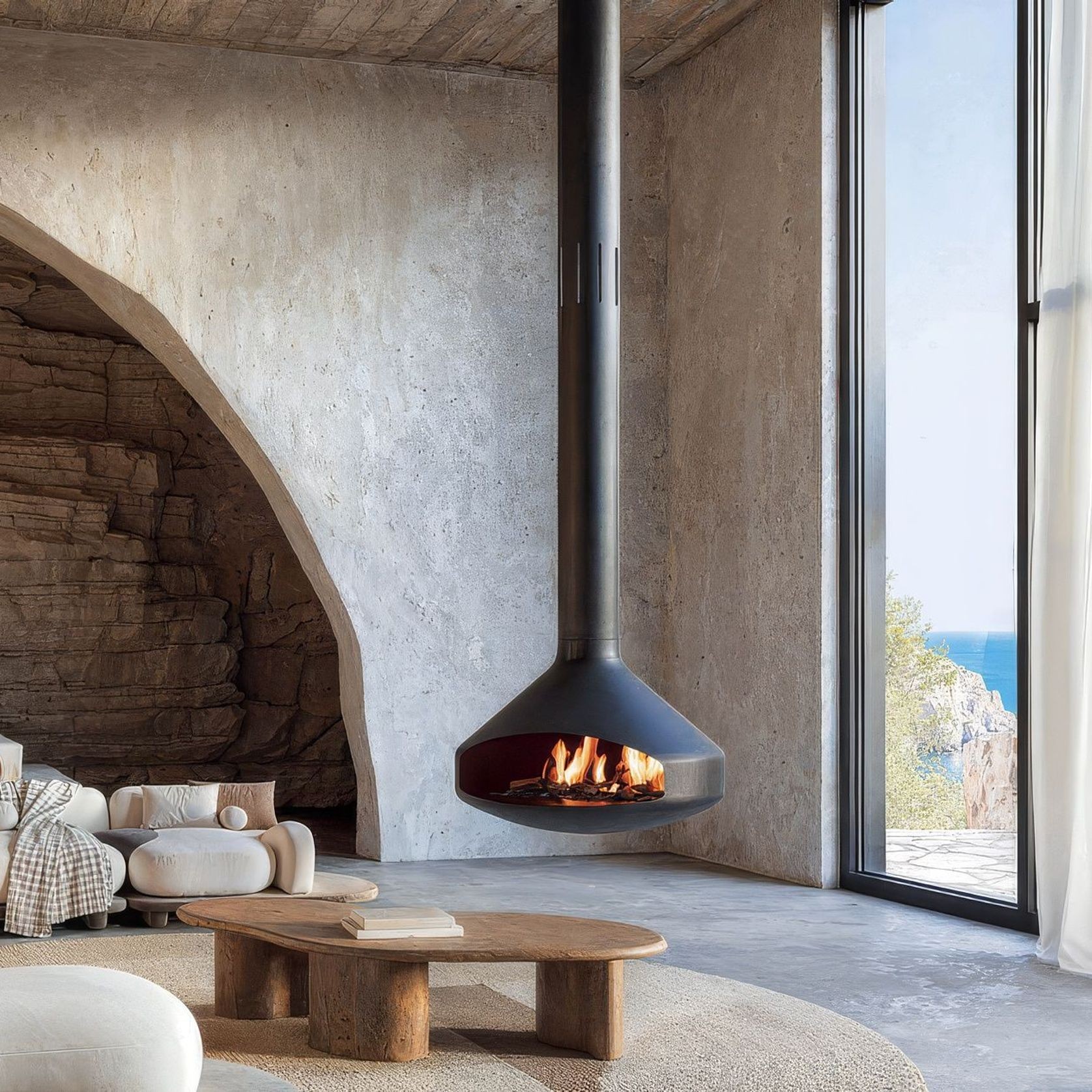 Ergofocus Bioethanol Suspended Fireplace gallery detail image