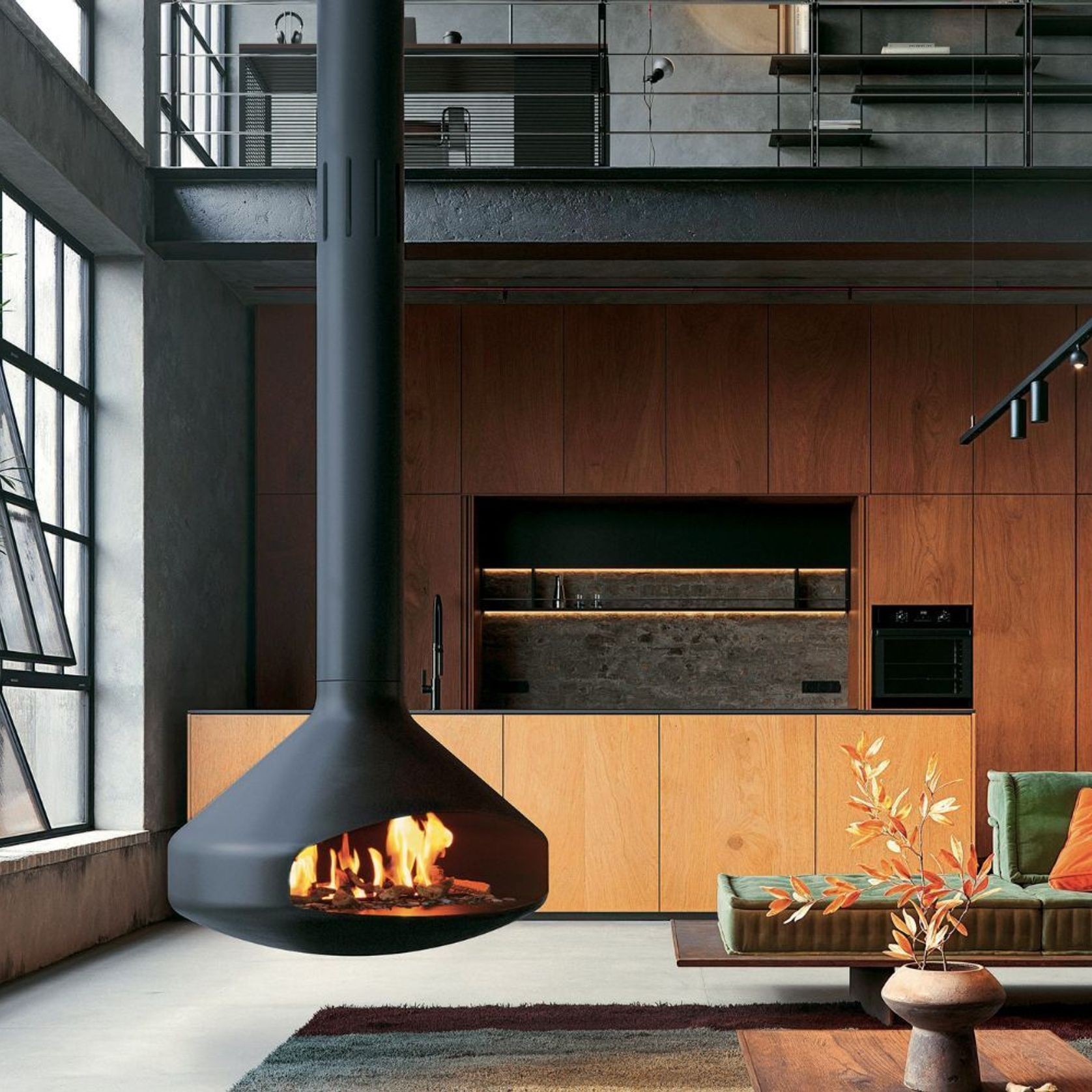 Ergofocus Bioethanol Suspended Fireplace gallery detail image