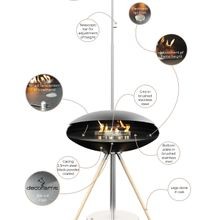 Decoflame Espoo Floor Net Zero Fireplace gallery detail image