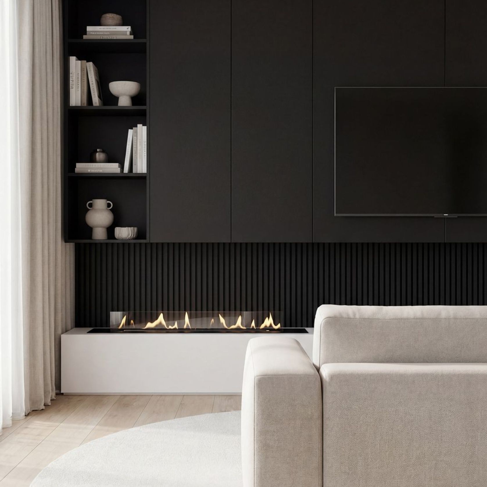 Decoflame BEV Net Zero F3 Fireplace Insert 20.5hr Burn gallery detail image