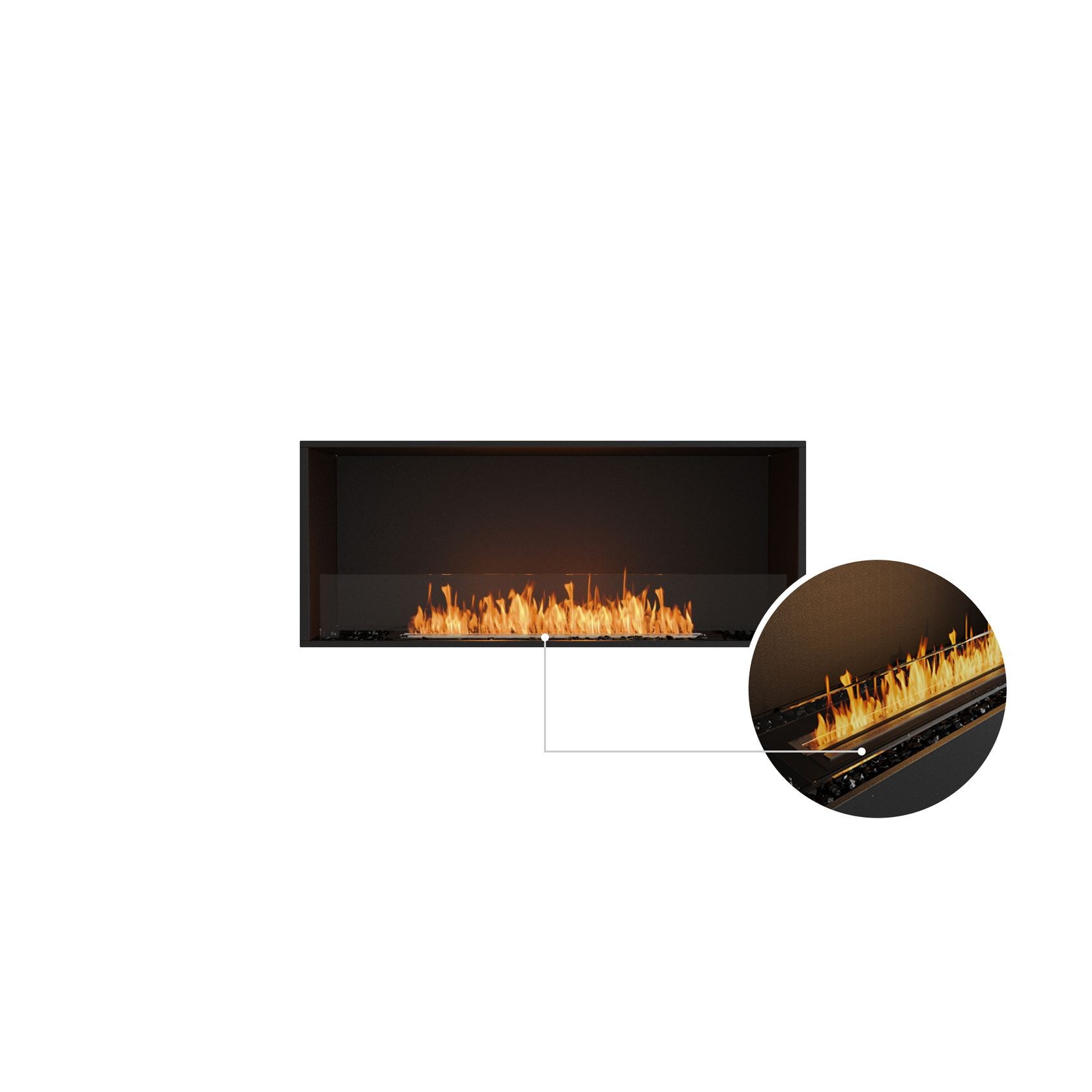 EcoSmart™ Flex Single Sided Fireplace Inserts gallery detail image