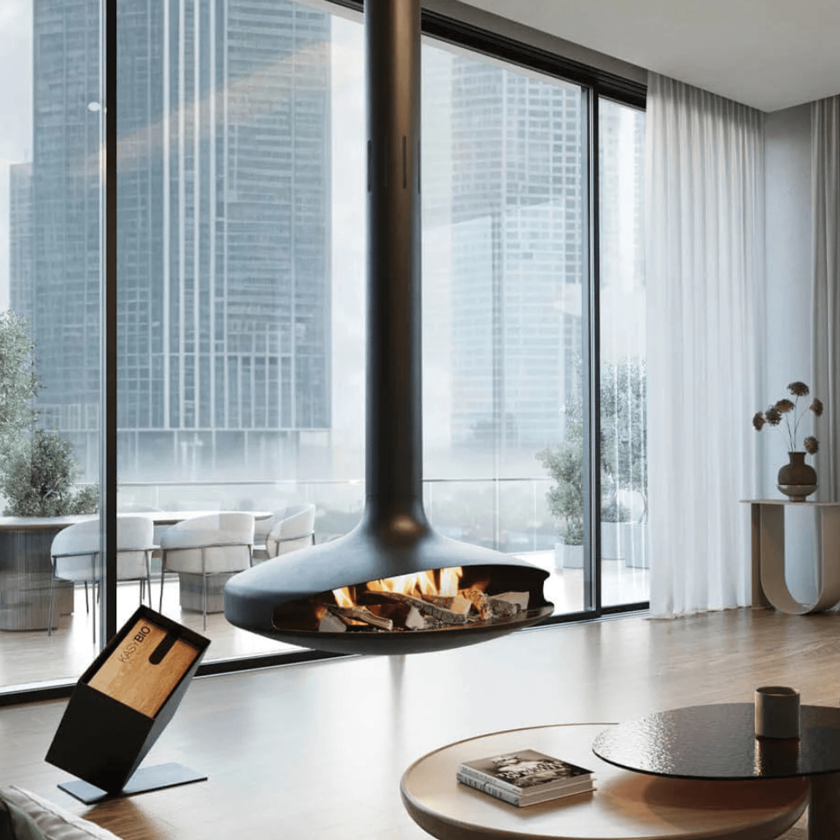 Gyrofocus Bioethanol Suspended Fireplace gallery detail image