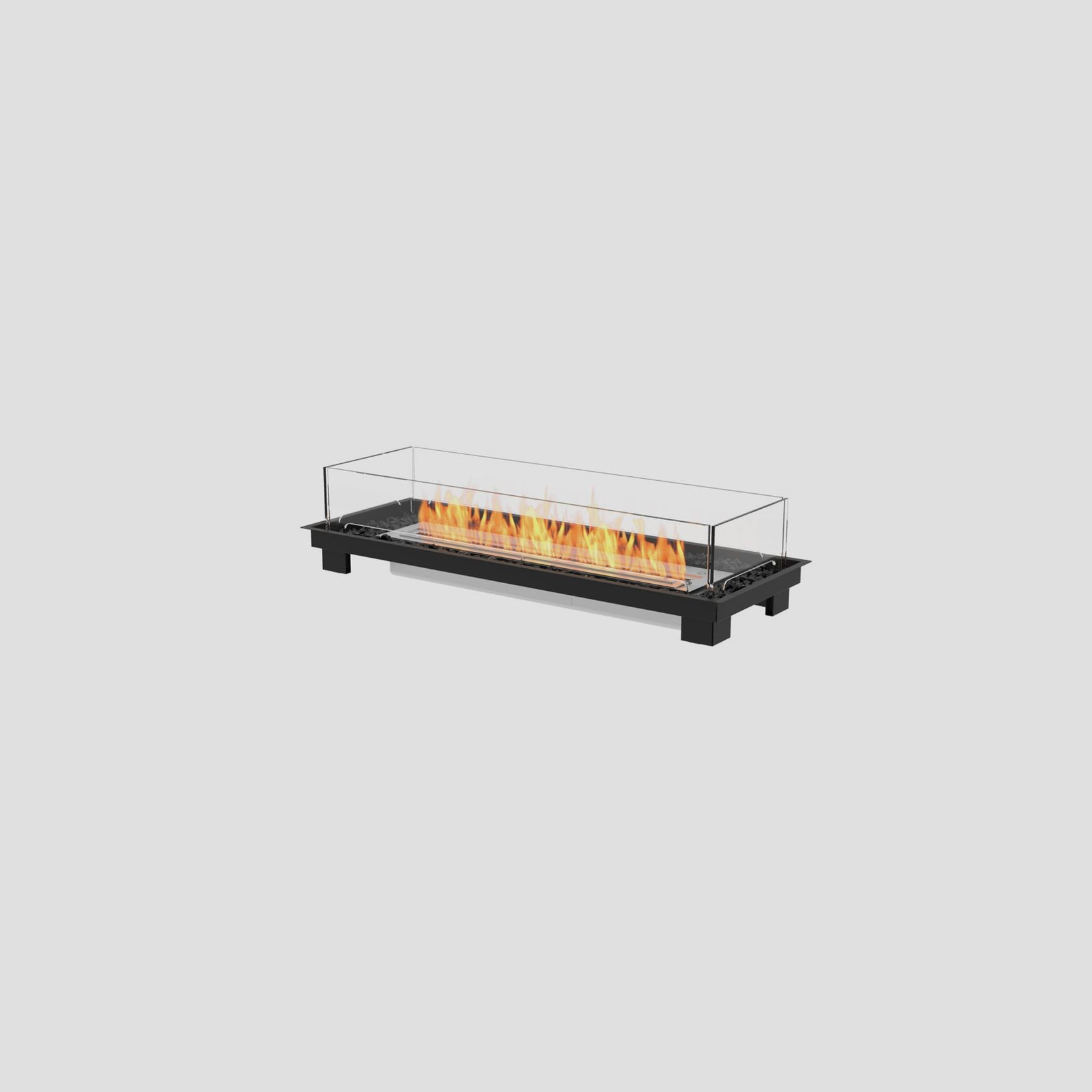 Linear 50 Biofuel Outdoor Fire Pit Kit by EcoSmart+ gallery detail image