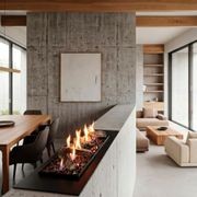 Decoflame BEV LogicWood Log Fireplace 20.5 Hr Burn Time gallery detail image