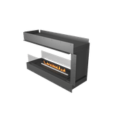 Planika Prime Fire 990+ Bioethanol Fireplace In Forma 1200 gallery detail image