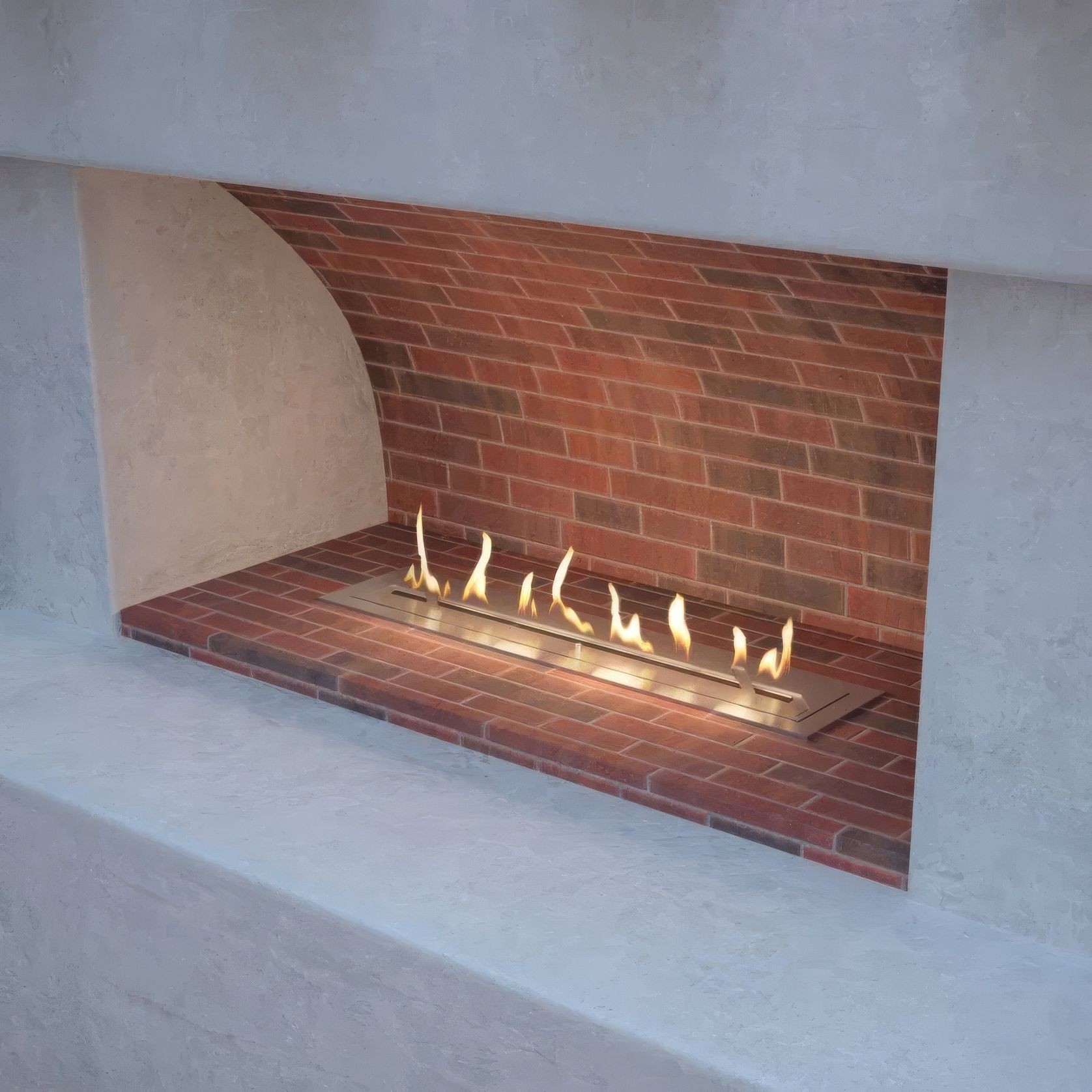 Decoflame BEV Outdoor Built-In Fireplace gallery detail image