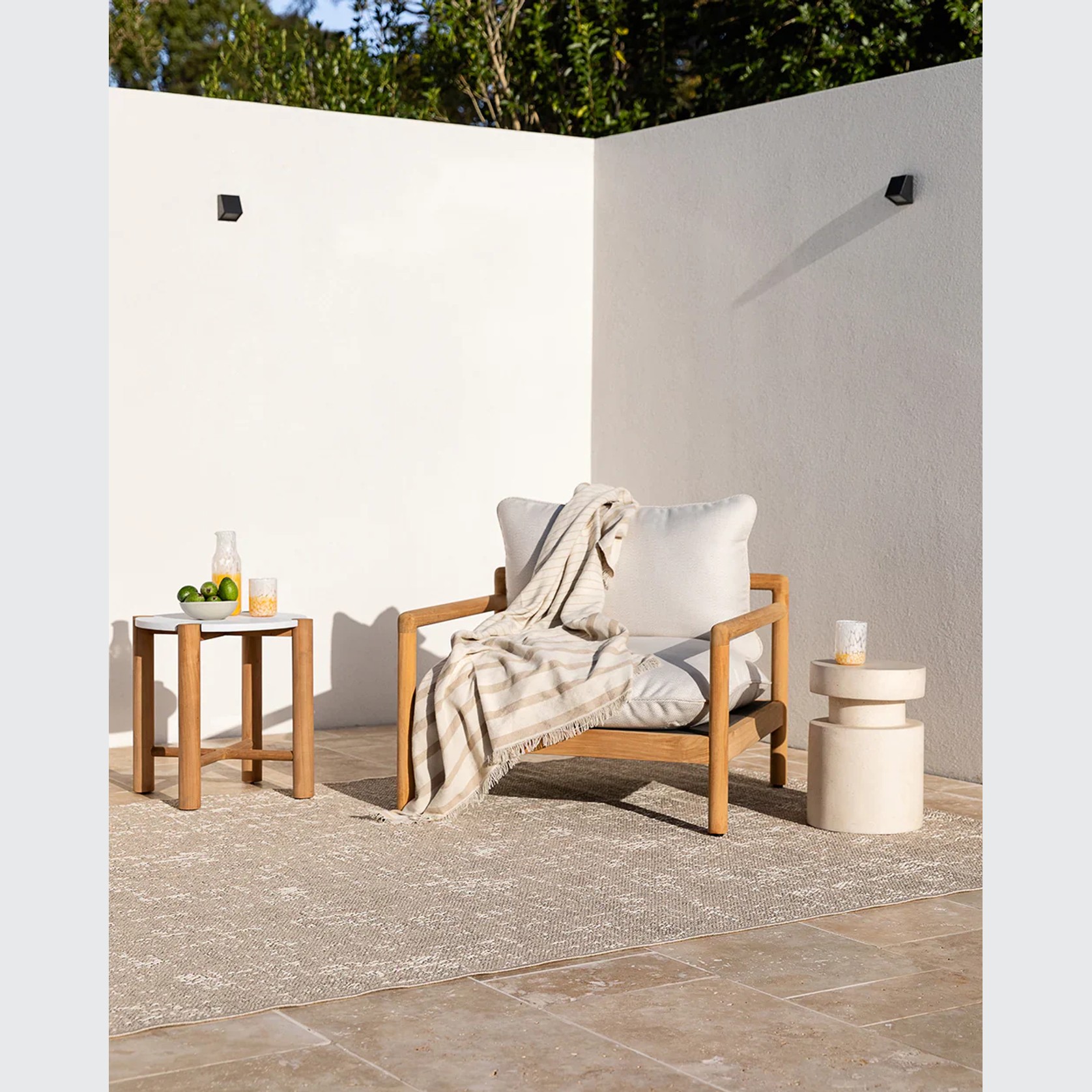 Baya Banksia Throw - Almond | Summer Outdoor Style gallery detail image