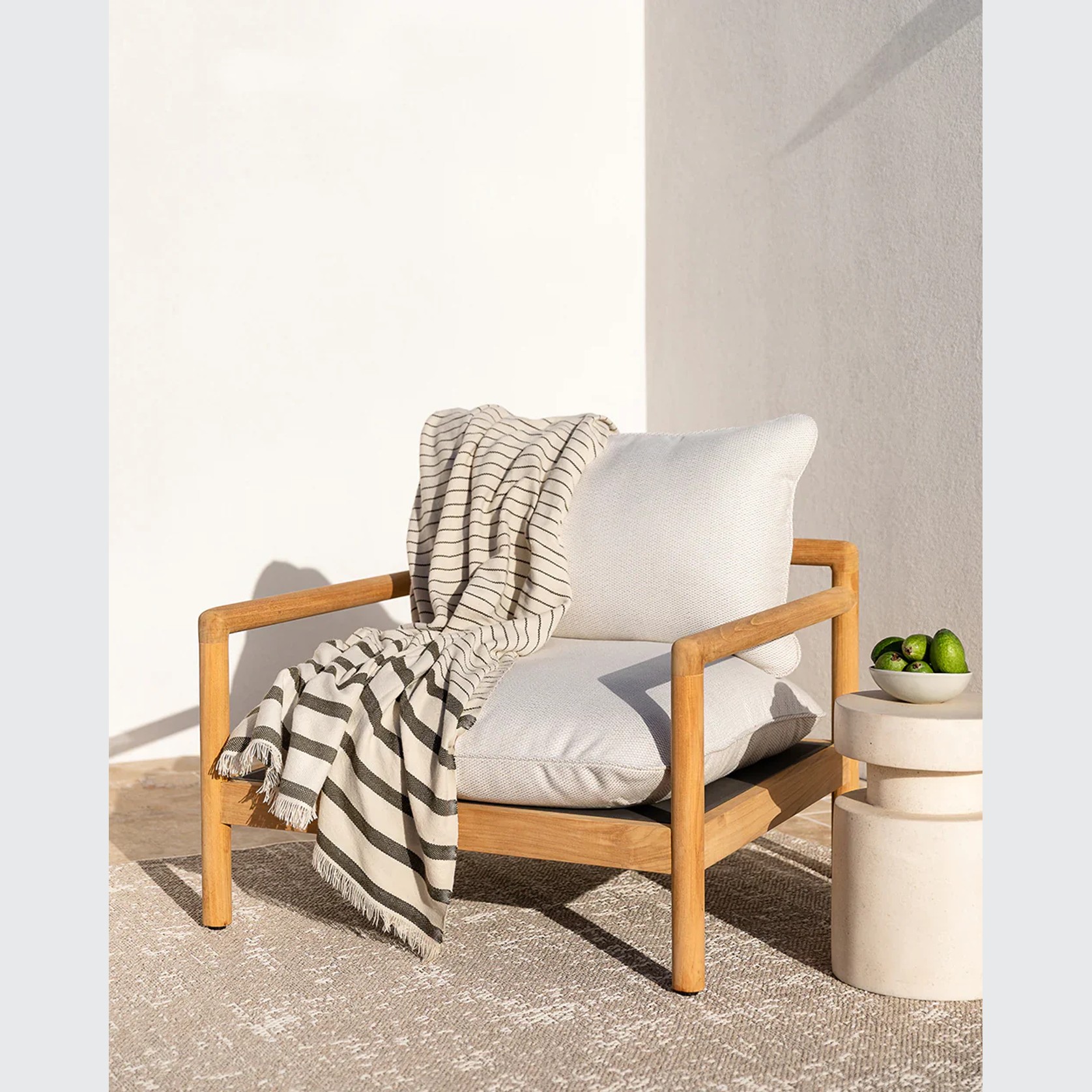 Baya Banksia Throw - Avocado | Summer Outdoor Style gallery detail image