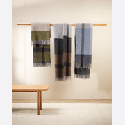 Baya Brunswick Throw - Bracken | Pure NZ Wool gallery detail image