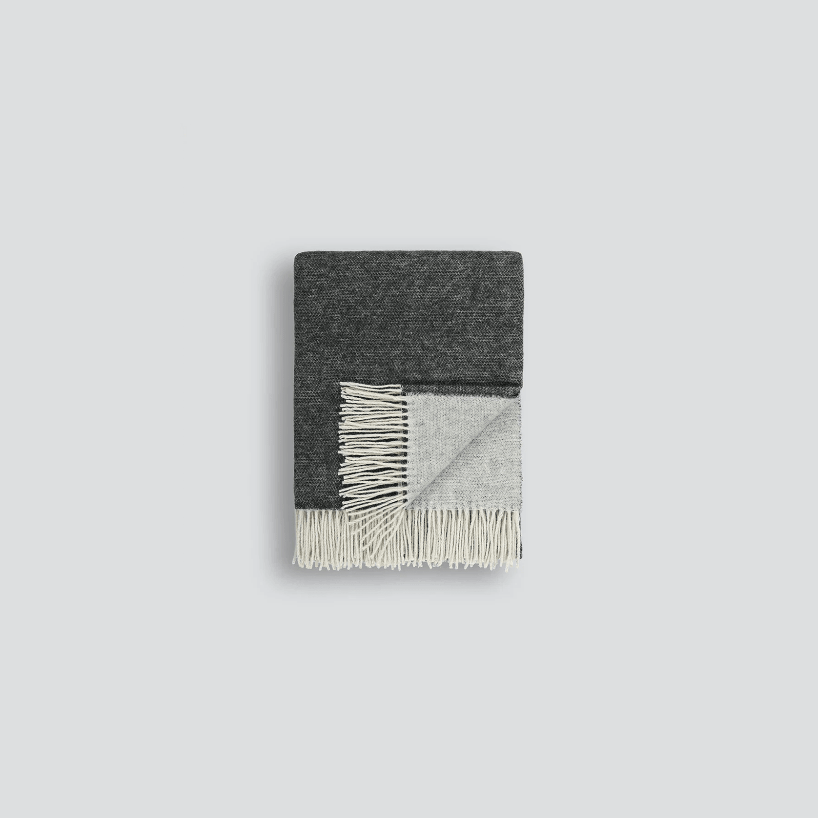 Baya Casa Throw - Anthracite | Merino Blend gallery detail image