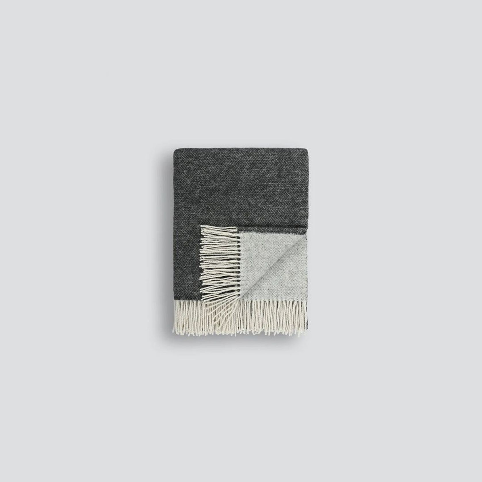 Baya Casa Throw - Silver | Merino Blend gallery detail image