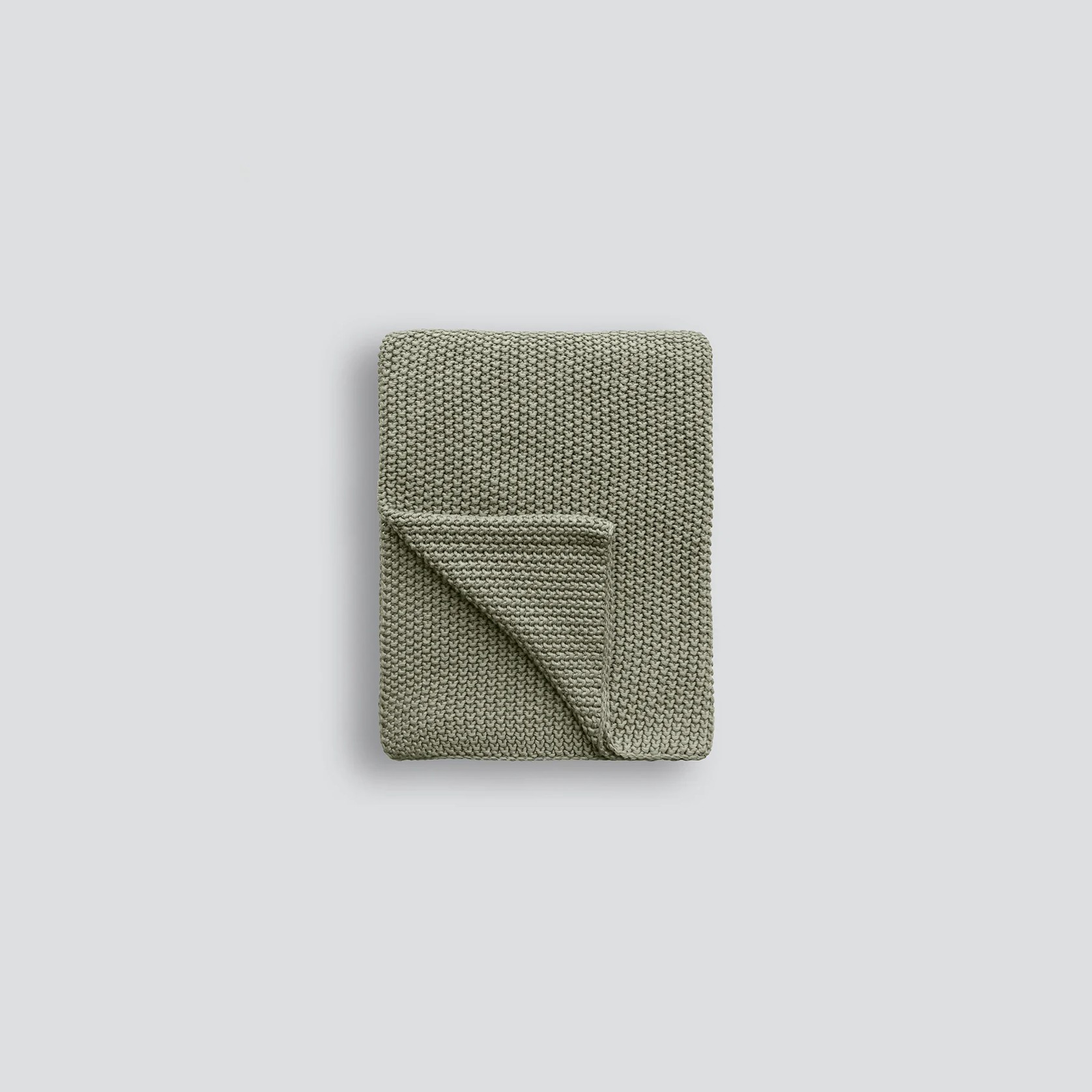 Baya Devon Throw - Sage | Organic Cotton gallery detail image