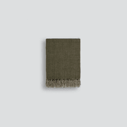 Baya Millhouse Throw - Winter Moss | 100% Linen gallery detail image