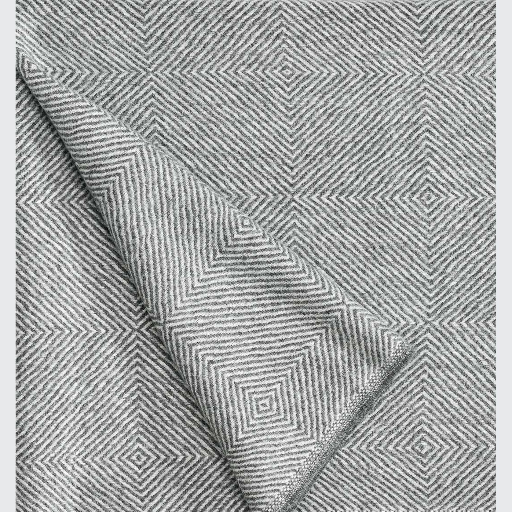 Fischbacher 1819 Alpaca Throw - Noble Grey gallery detail image