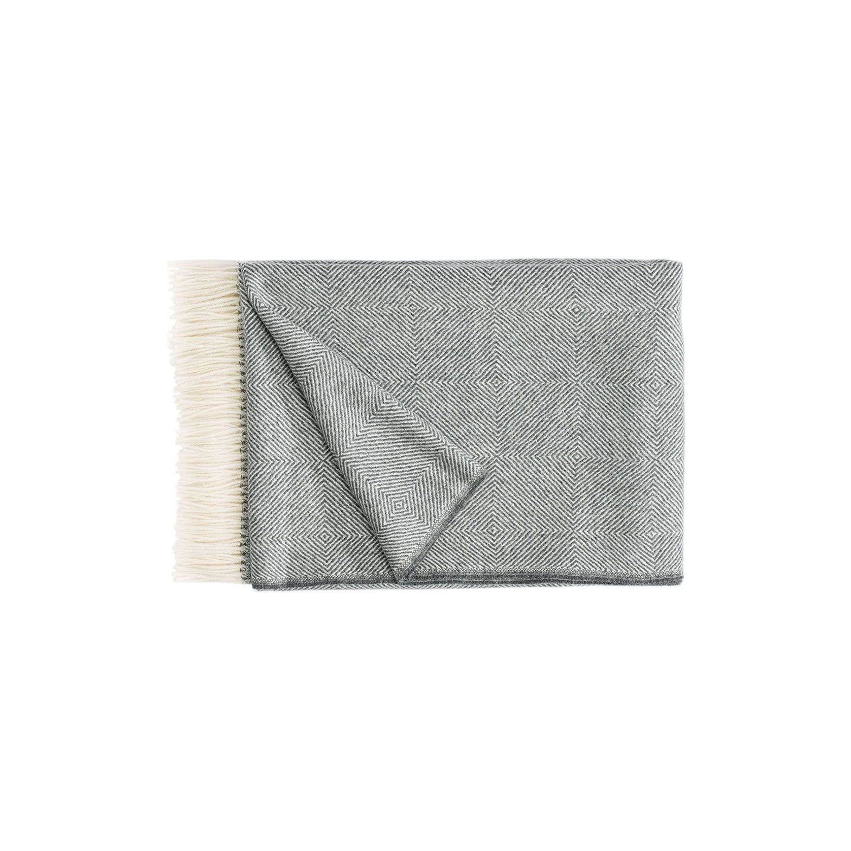 Fischbacher 1819 Alpaca Throw - Noble Grey gallery detail image