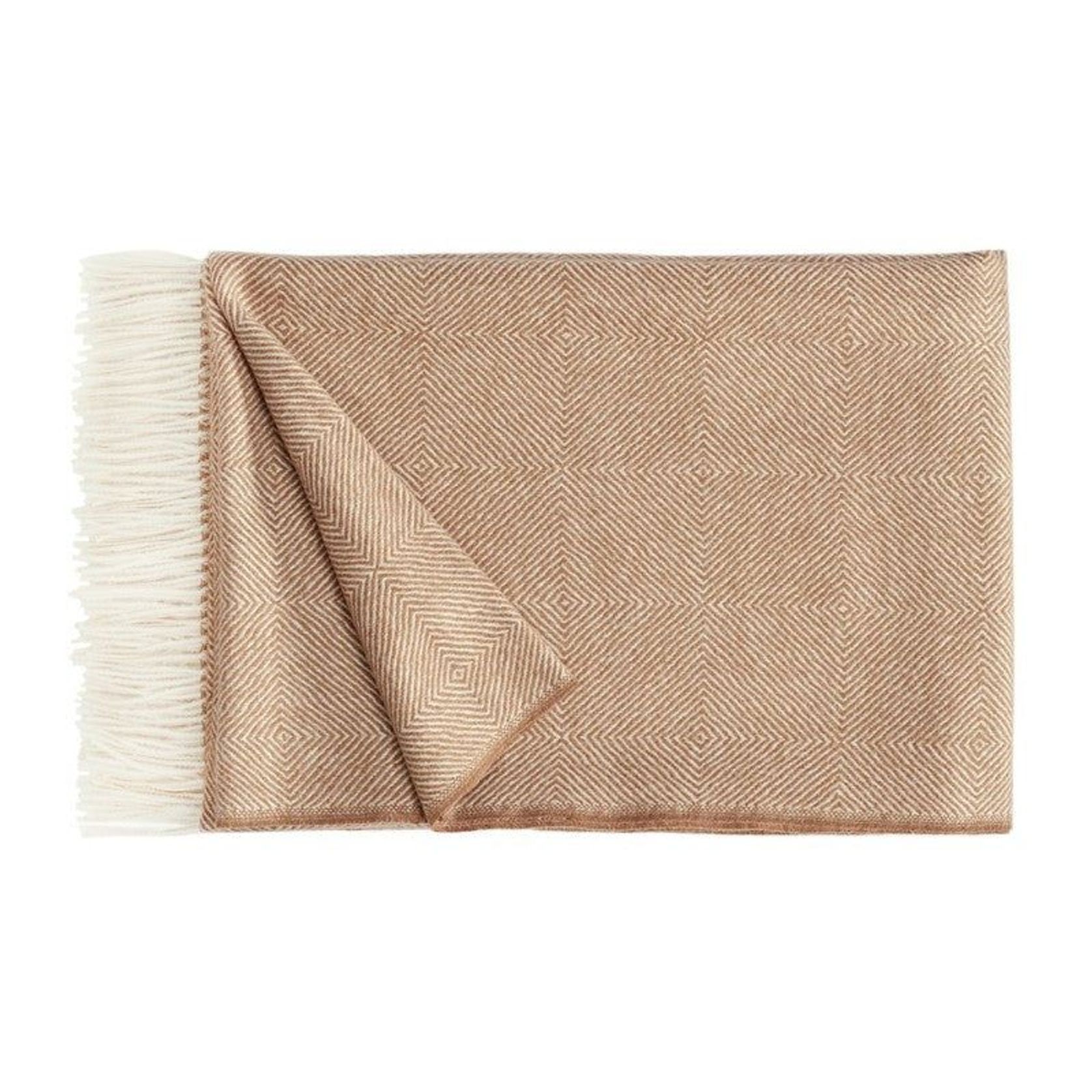 Fischbacher 1819 Alpaca Throw - Puro Camel gallery detail image