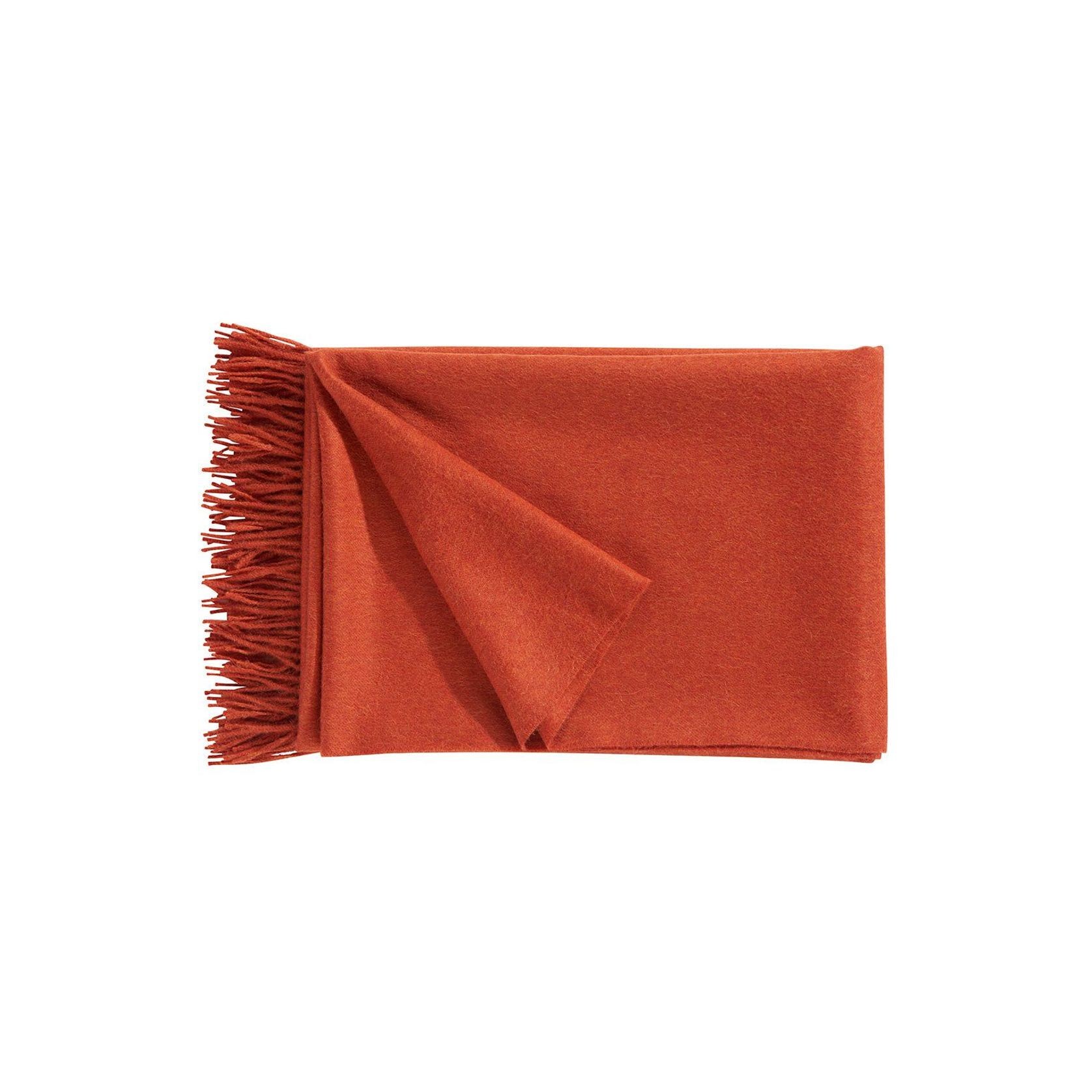 Fischbacher 1819 Alpaca Throw - Puro Coral gallery detail image