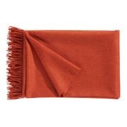 Fischbacher 1819 Alpaca Throw - Puro Coral gallery detail image