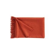 Fischbacher 1819 Alpaca Throw - Puro Coral gallery detail image