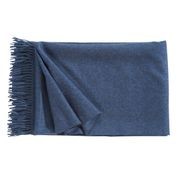 Fischbacher 1819 Alpaca Throw - Puro Denim gallery detail image