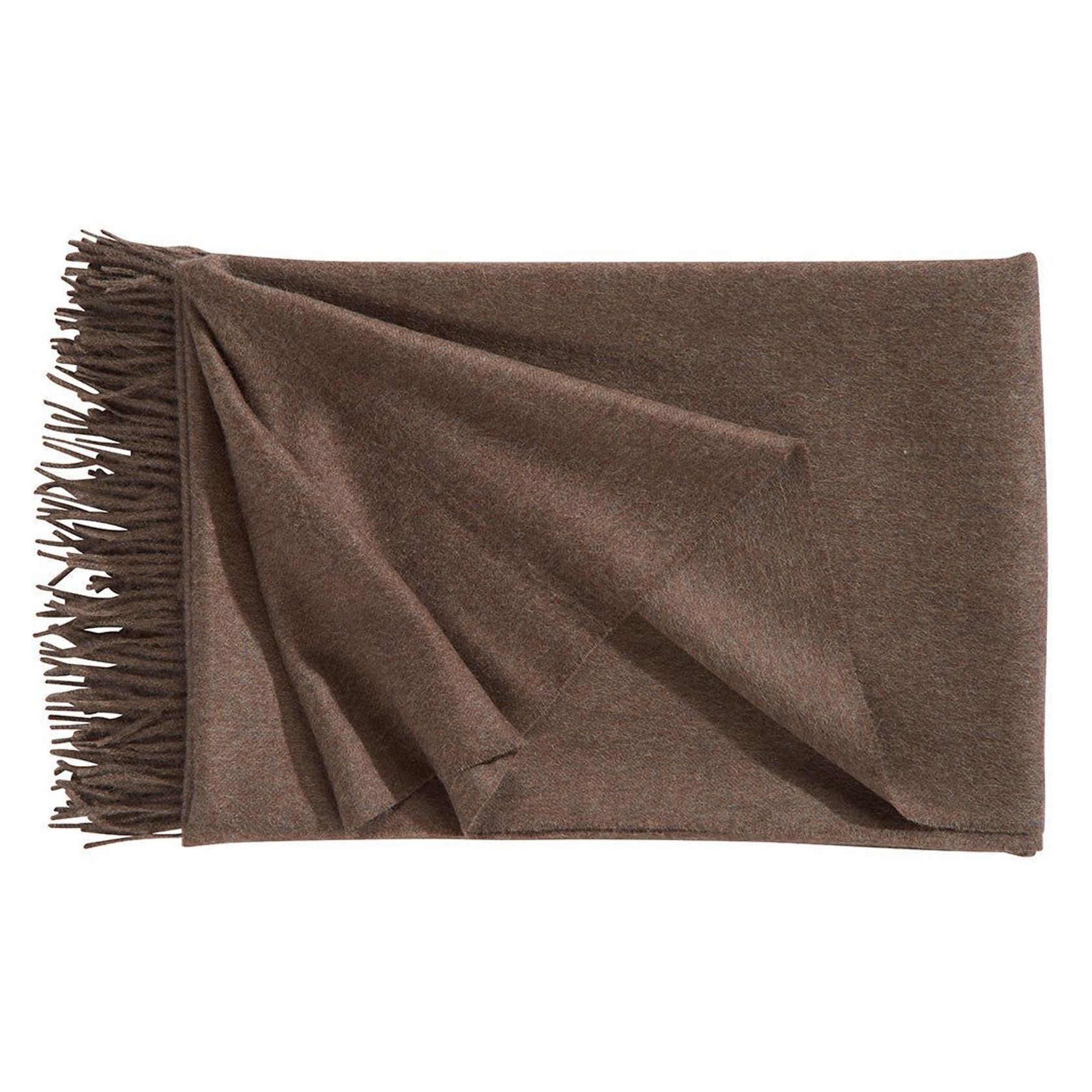 Fischbacher 1819 Alpaca Throw - Puro Mocha gallery detail image