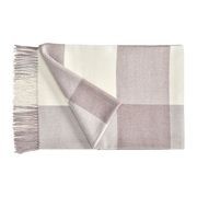 Fischbacher 1819 Alpaca Throw - Carre White and Rose gallery detail image