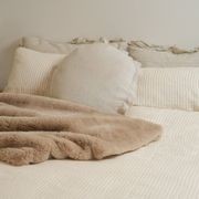 Vegan Fur Throw - Big Bear Pewter gallery detail image